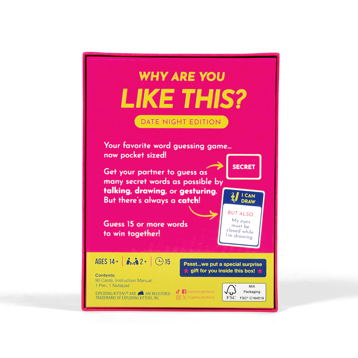 Why Are You Like This? Grab & Game (Date Night Edition) - Board Game Đoán Từ Cặp Đôi - Exploding Kittens