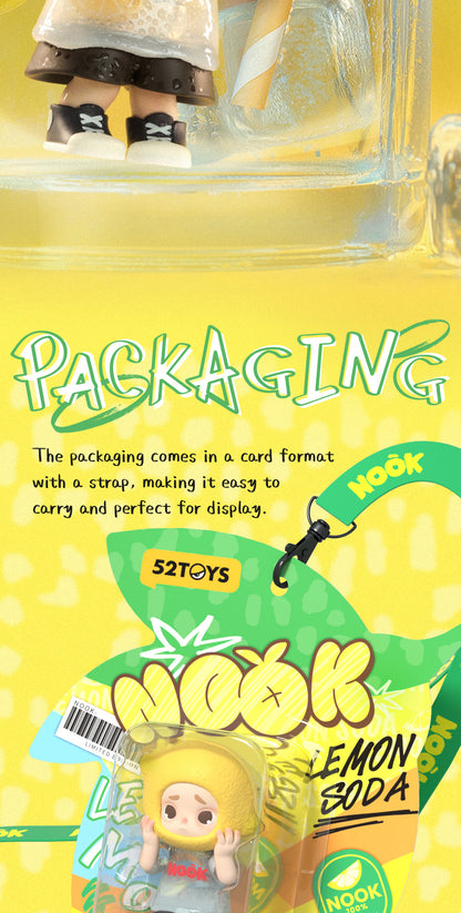 NOOK - LEMON SODA 100% LIMITED EDITION - Mô Hình Art Toy Figure - 52TOYS