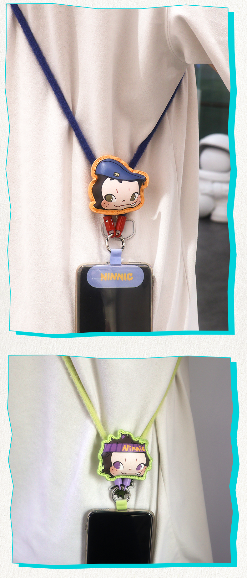 NINNIC WILD & FREE PHONE STRAP BLIND BOX - Dây Đeo Điện Thoại Blind Box - 52TOYS