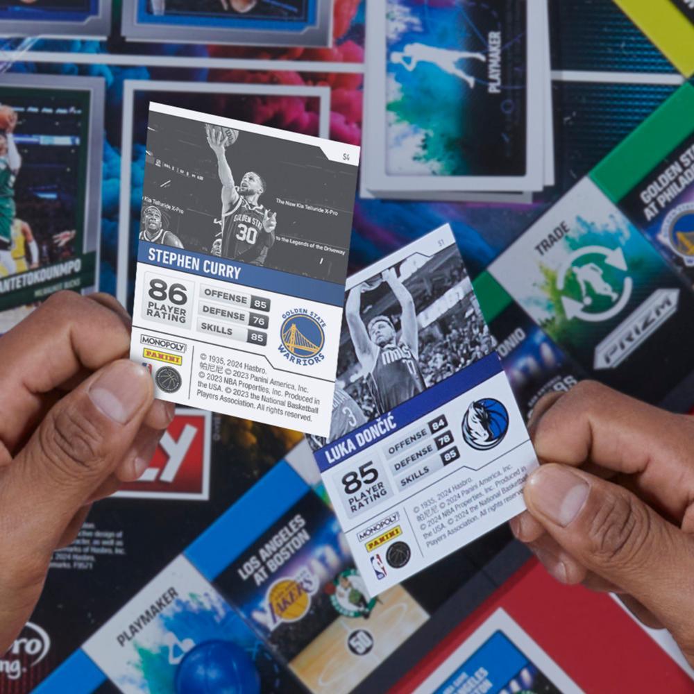 Bộ Cờ Tỷ Phú Monopoly Prizm: Phiên Bản NBA 2nd Edition Kèm Thẻ Bài Panini 2023-24 (F9571)