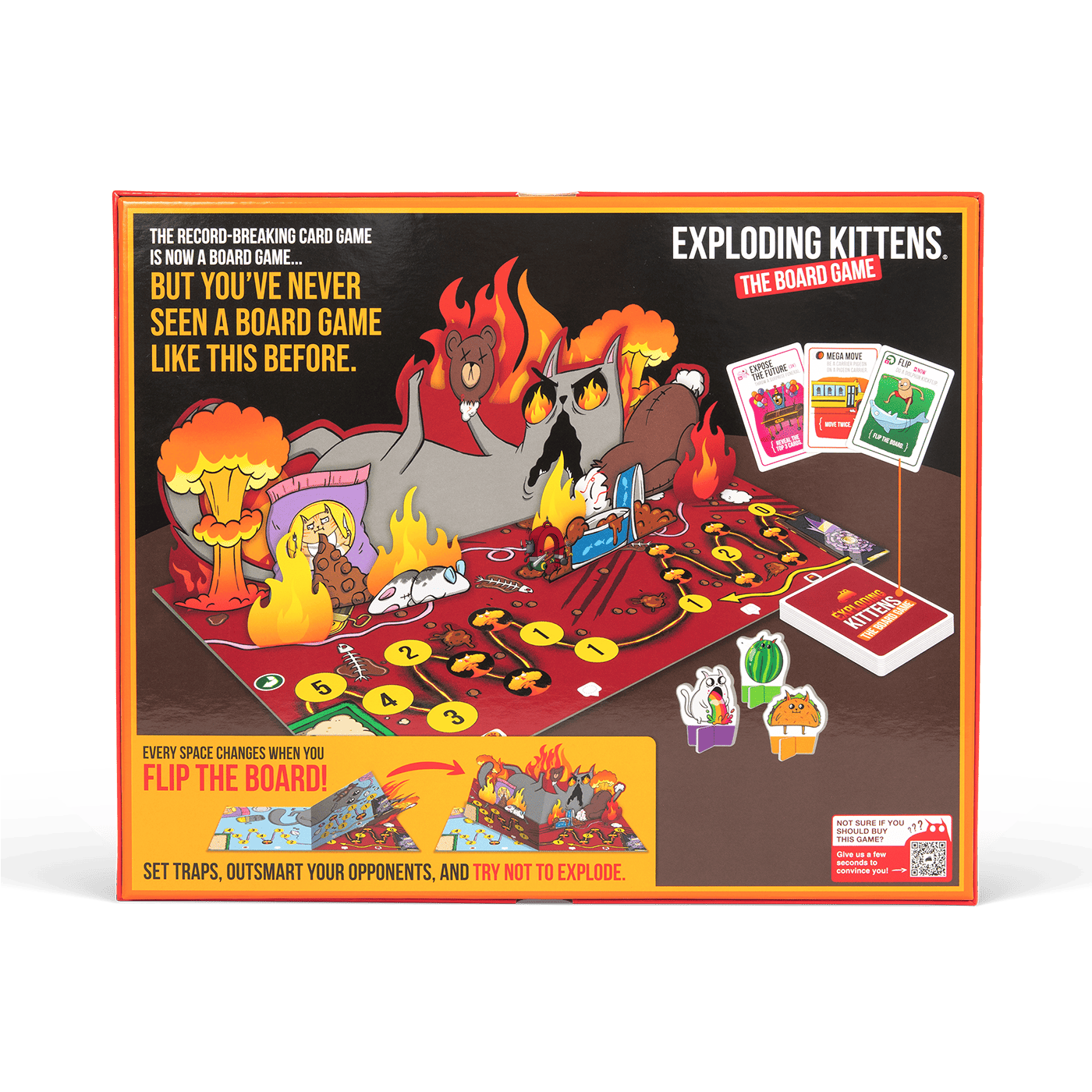 Exploding Kittens: The Board Game - Trò chơi Bàn cờ Mèo Nổ Lật Bảng Pop-up - Exploding Kittens - Hình ảnh chi tiết 2