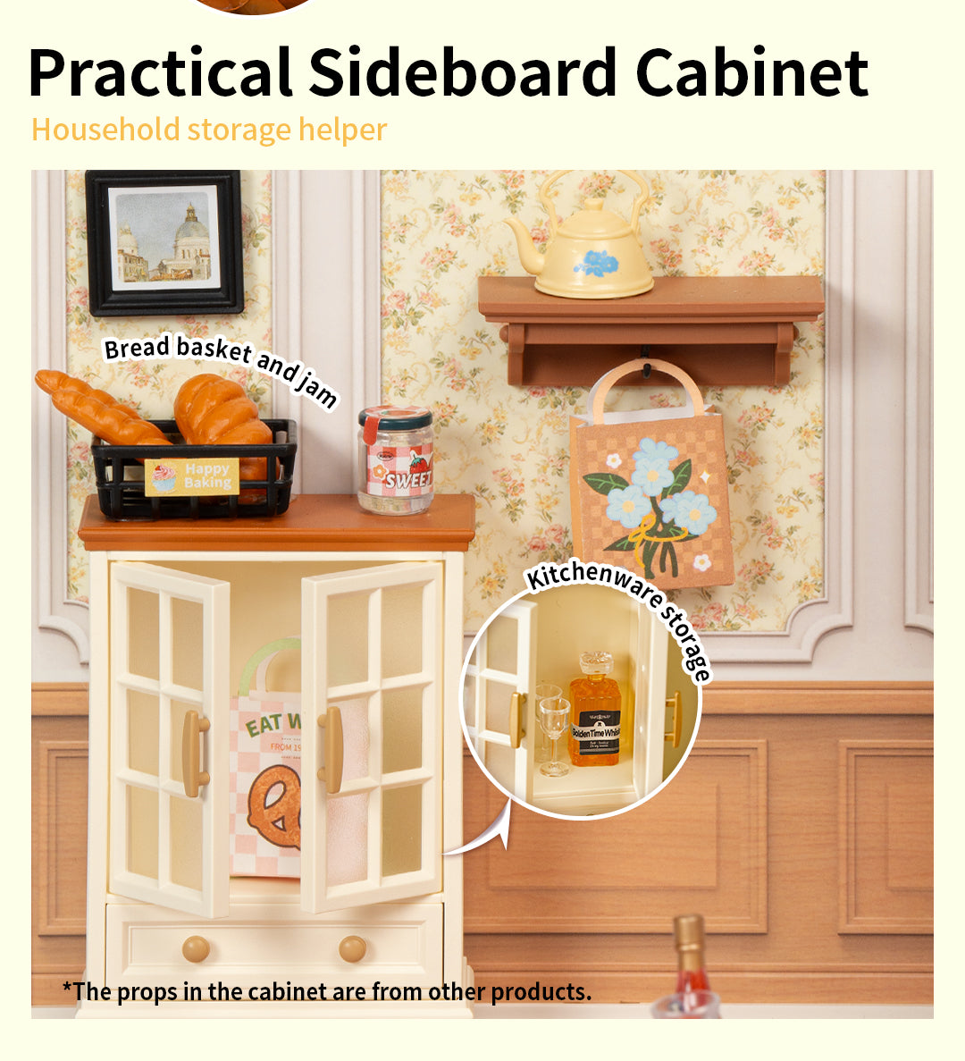 Rolife Warm Dining Room DW015B - Nhà mô hình mini lắp ráp - Super Creator Series