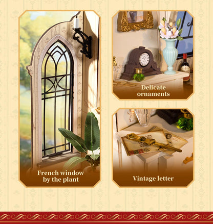 Catherine's Living Room DG175 - Mô hình nhà gỗ tí hon DIY - Rolife