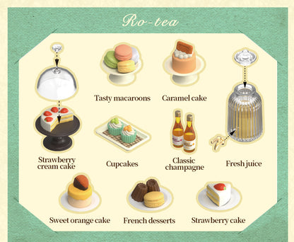 Rolife Sweet Sips Tea DW011 - Mô hình tiệm trà thu nhỏ Super Creator - Rolife