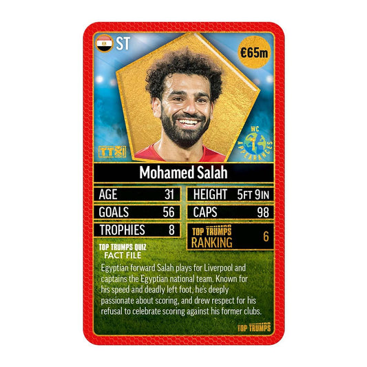 World Football Stars Top 200 - Pack 4 Top Trumps Card Game - Thẻ Bài Bóng Đá Cao Cấp - Winning Moves - Hình ảnh chi tiết 2