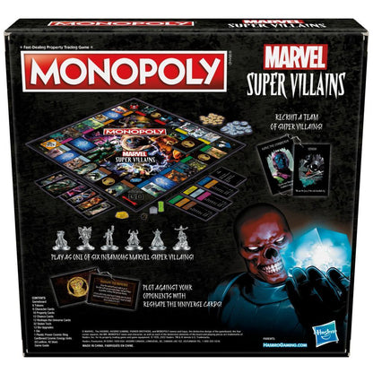 Monopoly: Phiên Bản Marvel Super Villains - Board Game Cho Gia Đình & Trẻ Em (F5270)