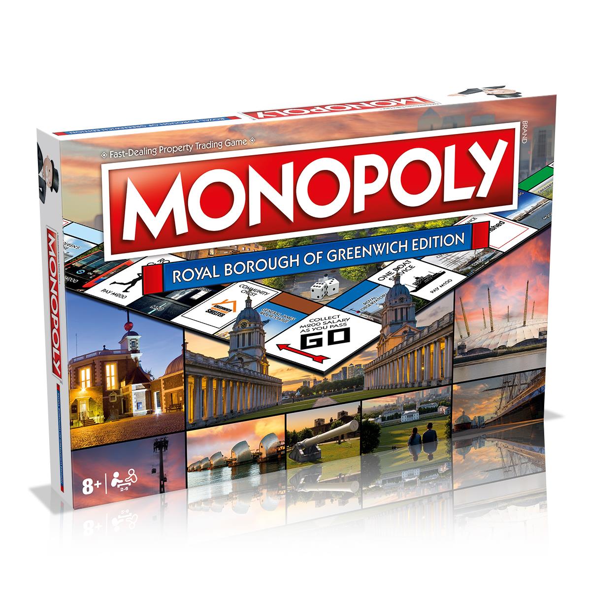 Royal Borough of Greenwich Monopoly Board Game - Cờ Tỷ Phú Bản Đặc Biệt - Winning Moves - Hình ảnh sản phẩm