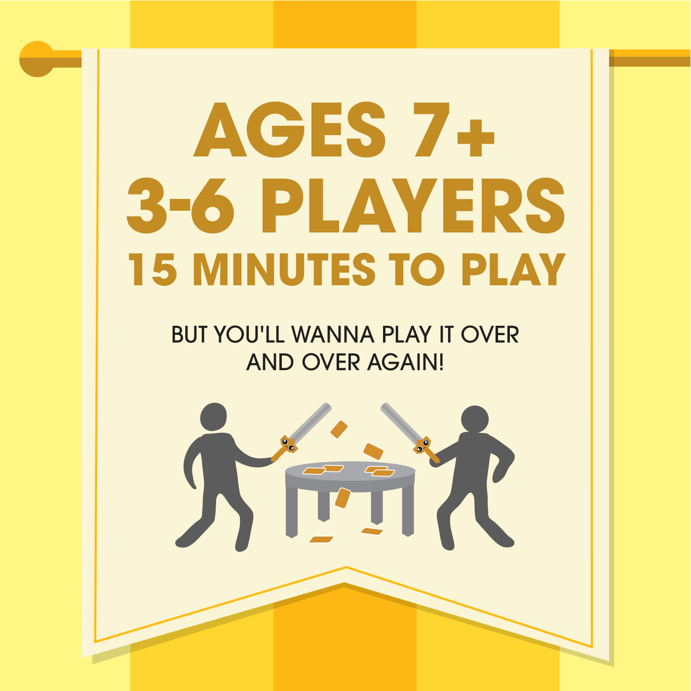 Let's Hit Each Other With Fake Swords - Trò chơi thẻ bài đối kháng - Exploding Kittens