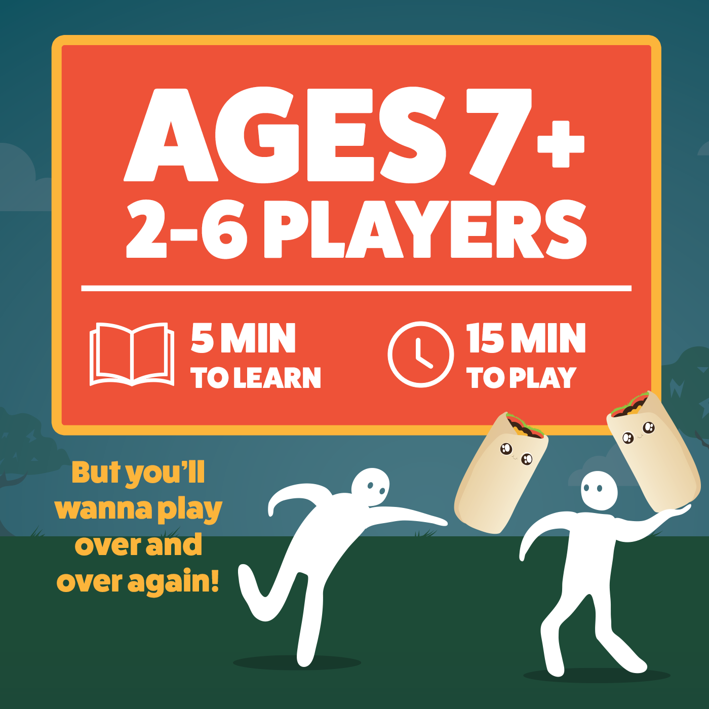 Throw Throw Burrito: Extreme Outdoor Edition - Board game ném bóng né ngoài trời - Exploding Kittens