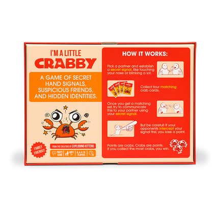 I'm A Little Crabby - Trò chơi thẻ bài ẩn danh tiệc tùng - Exploding Kittens