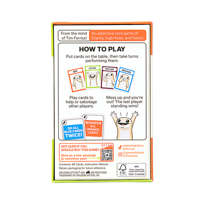 Coyote LARGE Edition - Board Game Thẻ Bài Party Game Vui Nhộn - Exploding Kittens - Hình ảnh bổ sung 7