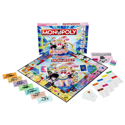 Sailor Moon Monopoly Board Game - Cờ Tỷ Phú Thủy Thủ Mặt Trăng - Winning Moves - Hình ảnh chi tiết 2