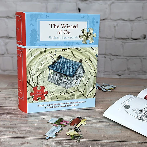 Bath Classics Book and Puzzle -Wizard Of Oz