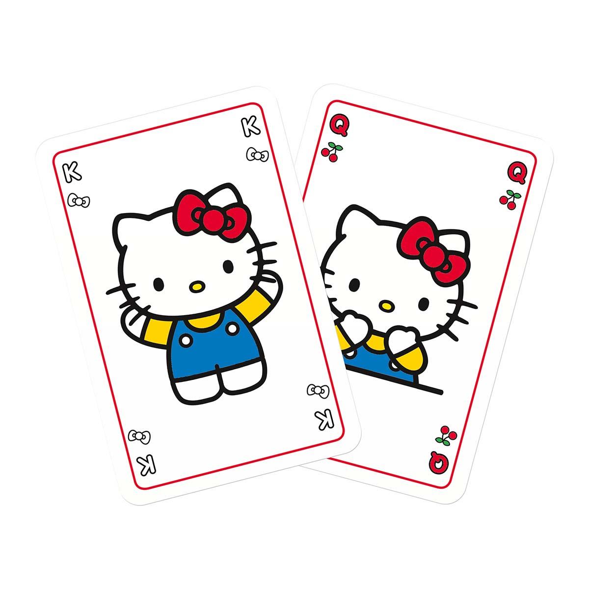 Hello Kitty Waddingtons Number 1 Playing Cards - Bài Tây Sưu Tầm Sanrio - Winning Moves - Hình ảnh chi tiết 2