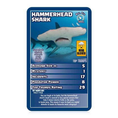 Sharks Top Trumps Card Game - Trò Chơi Thẻ Bài Cá Mập Giáo Dục - Winning Moves - Góc nhìn khác 3