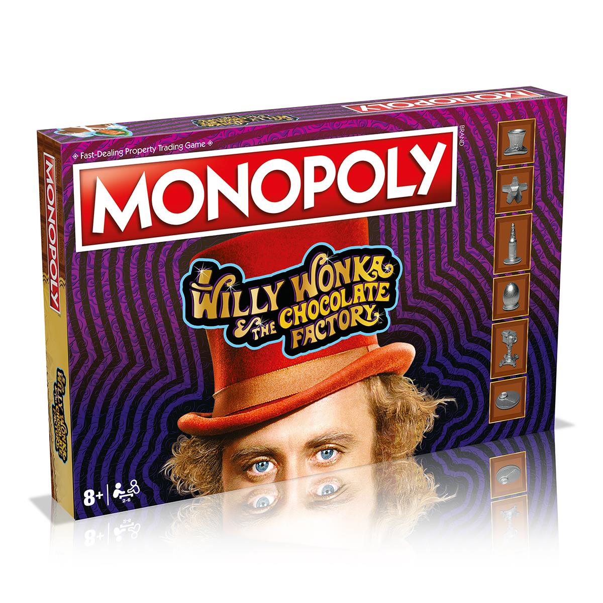 Willy Wonka and the Chocolate Factory Monopoly Board Game - Cờ Tỷ Phú Bản Đặc Biệt - Winning Moves - Hình ảnh sản phẩm