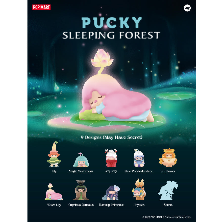 Pucky Sleeping Forest Series - Mô hình Blind Box Art Toy - POP MART