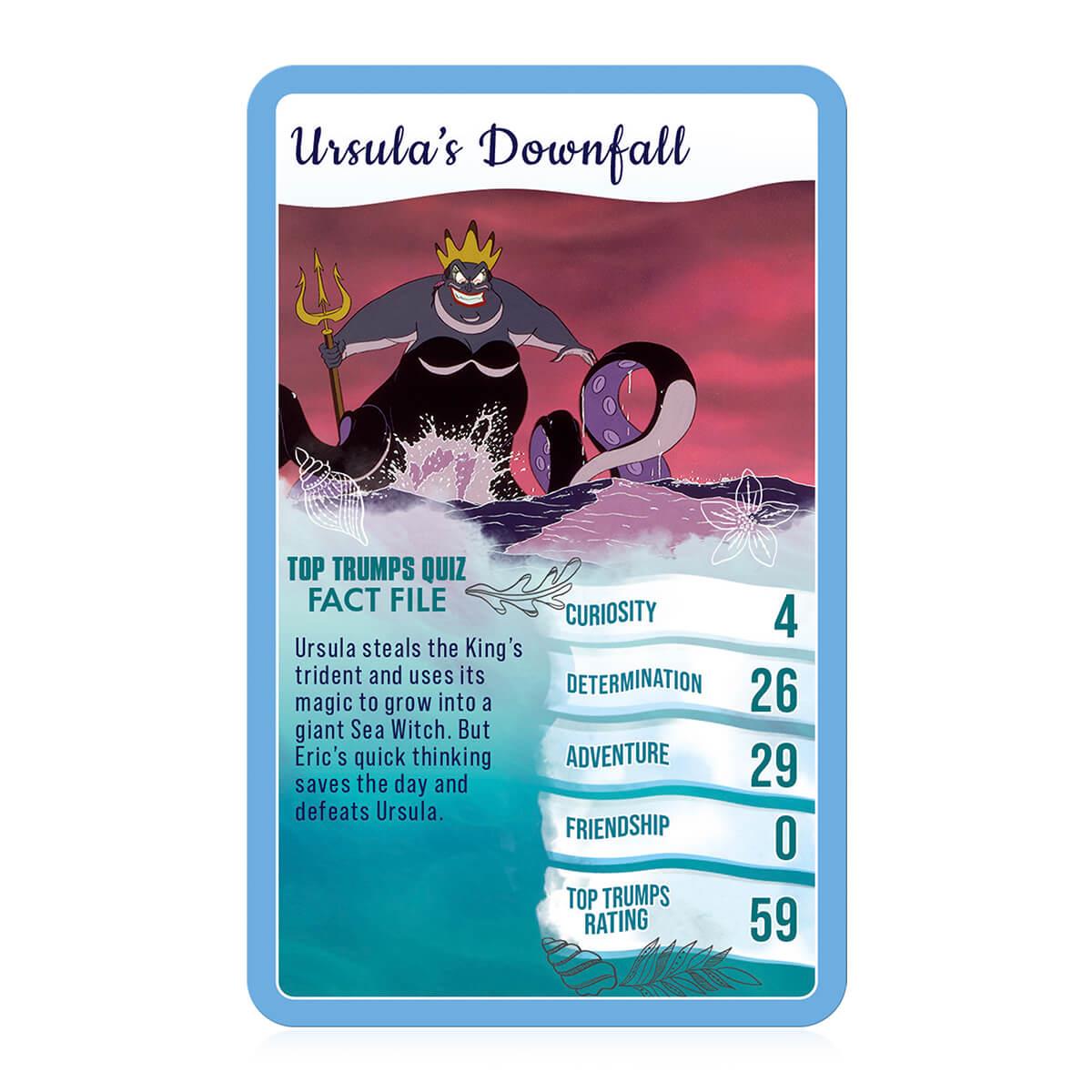 Little Mermaid Top Trumps Card Game - Trò chơi thẻ bài Disney Nàng Tiên Cá - Winning Moves - Góc nhìn khác 3