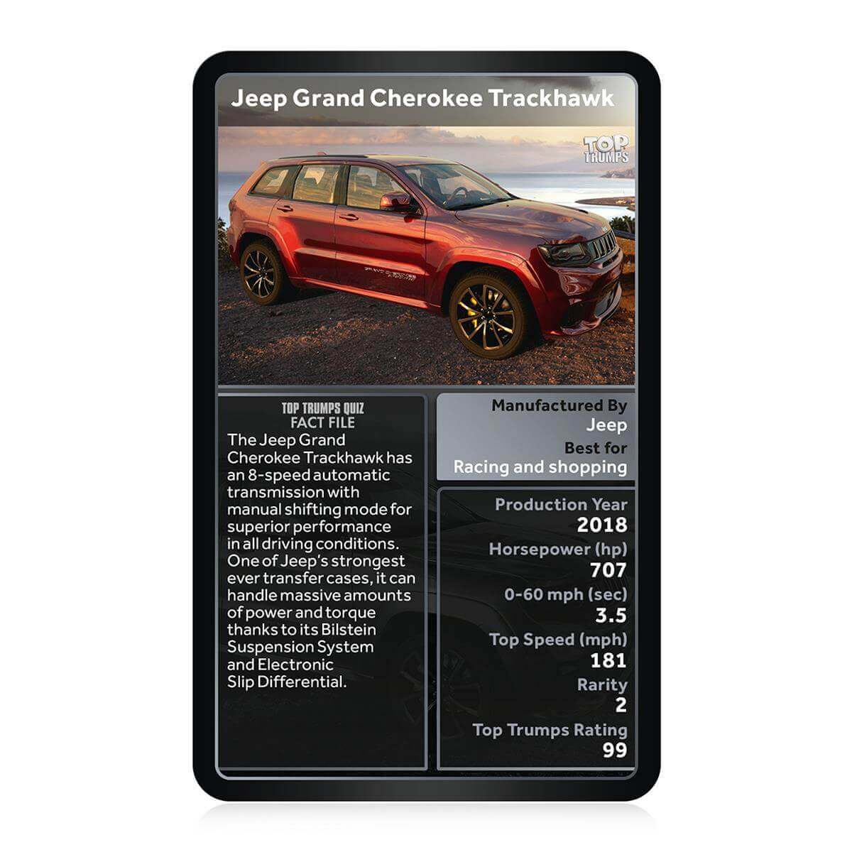 Ultimate 4x4 Vehicles Top Trumps Card Game - Trò chơi thẻ bài xe địa hình - Winning Moves - Góc nhìn khác 3