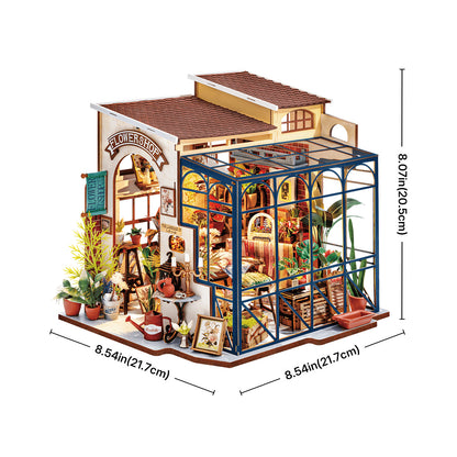 Rolife DIY Miniature Dollhouse - Emily's Flower Shop DG145 - Mô Hình Nhà Búp Bê Tự Làm - Rolife