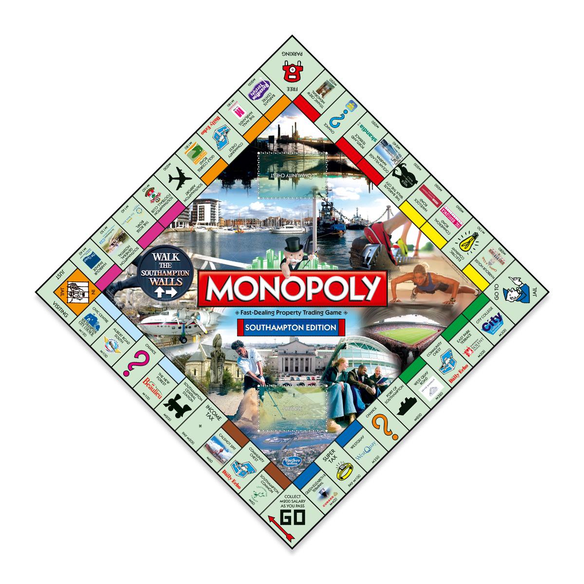 Southampton Monopoly Board Game - Cờ Tỷ Phú - Winning Moves - Góc nhìn khác 3