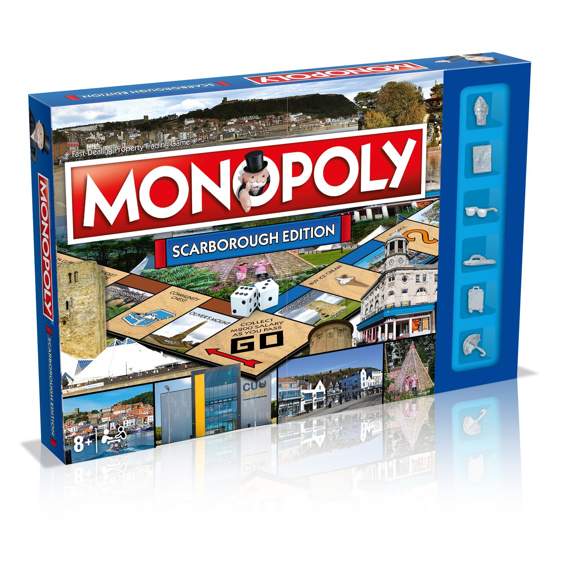 Scarborough Monopoly Board Game - Cờ Tỷ Phú Phiên Bản Scarborough - Winning Moves - Hình ảnh sản phẩm