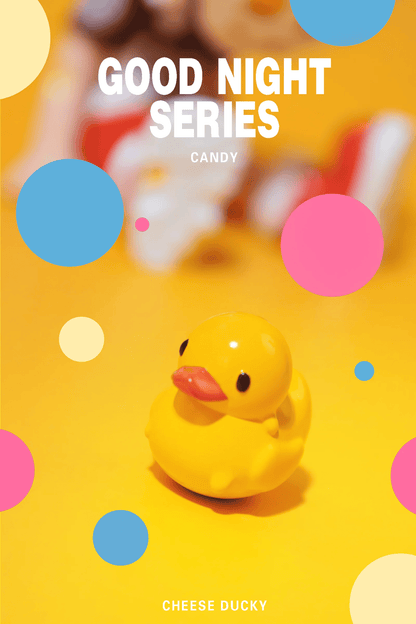 Good Night Series-Candy-Cheese Ducky - Mô hình Art Toy Resin Cao Cấp - Sank Toys - Hình ảnh bổ sung 6