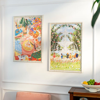 Rolife 1000 Piece Jigsaw Puzzle - Afternoon Fountain PT001 - Bộ Ghép Hình 1000 Mảnh - Rolife