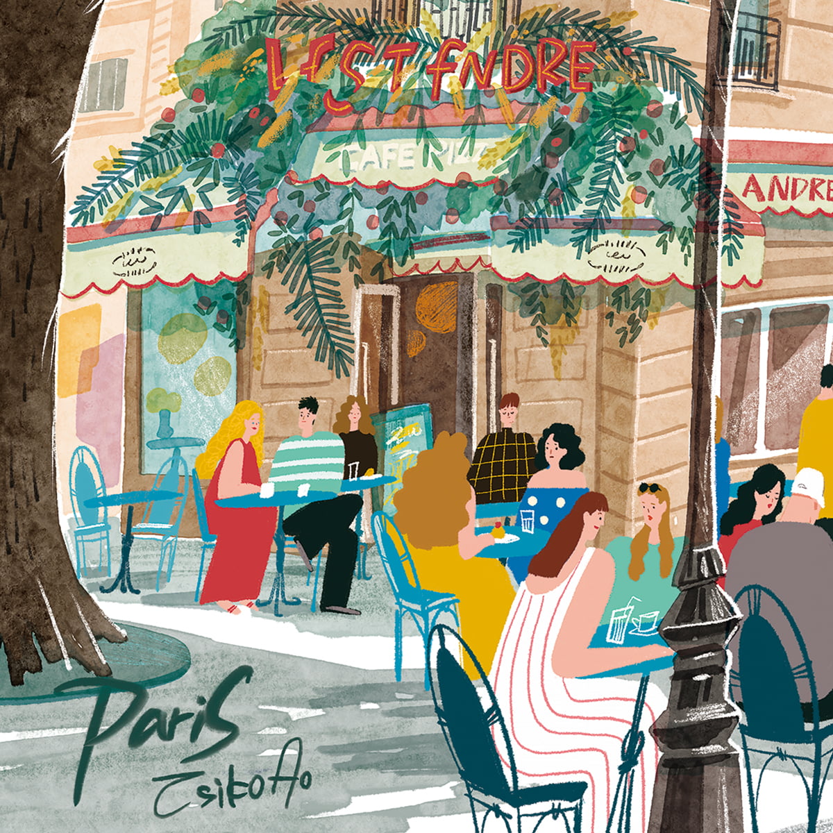 Rolife 1000 Piece Jigsaw Puzzle - Leisure in Paris PT004 - Tranh ghép hình 1000 mảnh - Rolife