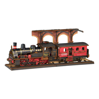 Rolife 3D Wooden Puzzle - Steam Journey TGS01 - Mô hình gỗ 3D đầu tàu hơi nước - Rolife