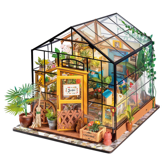 Rolife Cathy's Flower House DG104 - Mô hình nhà gỗ tí hon DIY - Rolife
