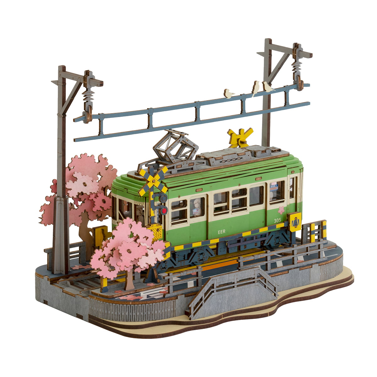 Rolife 3D Wooden Puzzle - Sakura Journey - Mô hình gỗ 3D lắp ráp - Rolife TGS02