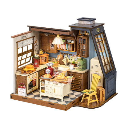 Rolife Baking Kitchen DIY Miniature House DG172 - Mô hình gỗ lắp ráp căn bếp thu nhỏ - Rolife