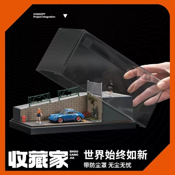 Diorama 1:64 Kèm Hộp Trưng Bày - Đường Dốc 82008-A