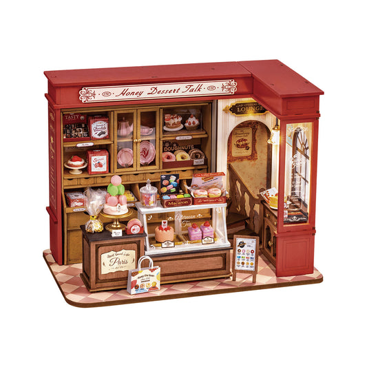 Rolife DIY Miniature House - Honey Dessert Talk DG168 - Mô hình tiệm bánh ngọt Pháp thu nhỏ - Rolife