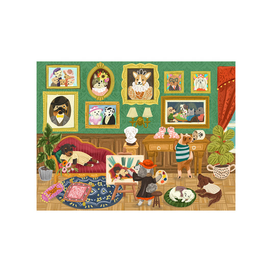 Rolife Doggie Art Gallery 1000 Piece Jigsaw Puzzle PT008 - Tranh ghép hình 1000 mảnh - Rolife PT008