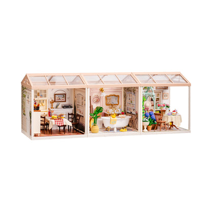 Rolife Super Creator Plastic DIY Mini House 3 in 1 (Horizontal Version) - Mô hình nhà búp bê mini bằng nhựa lắp ráp - Rolife