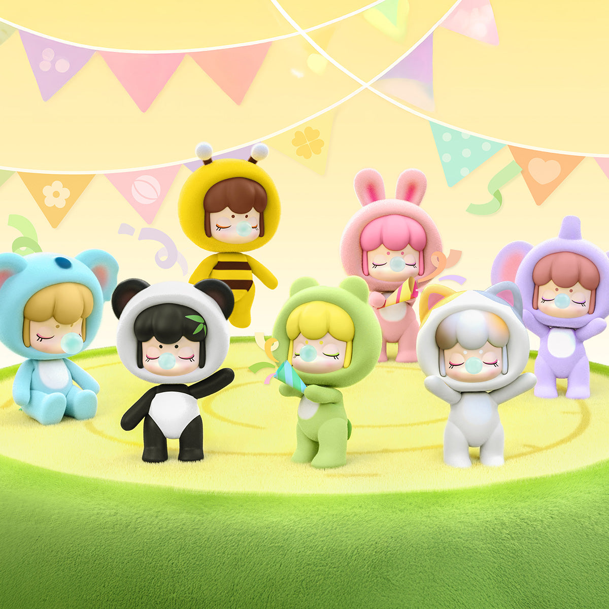 Rolife Surprise Figure Dolls - BabyNanci Fluffy Party NCXX - Mô hình Blind Box - Rolife