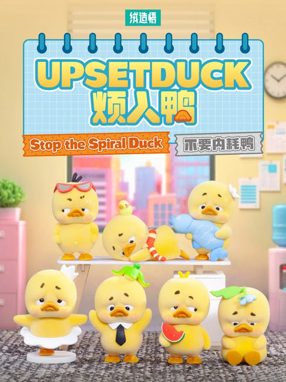 Upset Duck - Stop The Spiral Duck Blind Box Mô Hình Blind Box Vịt Bực Bội 1983