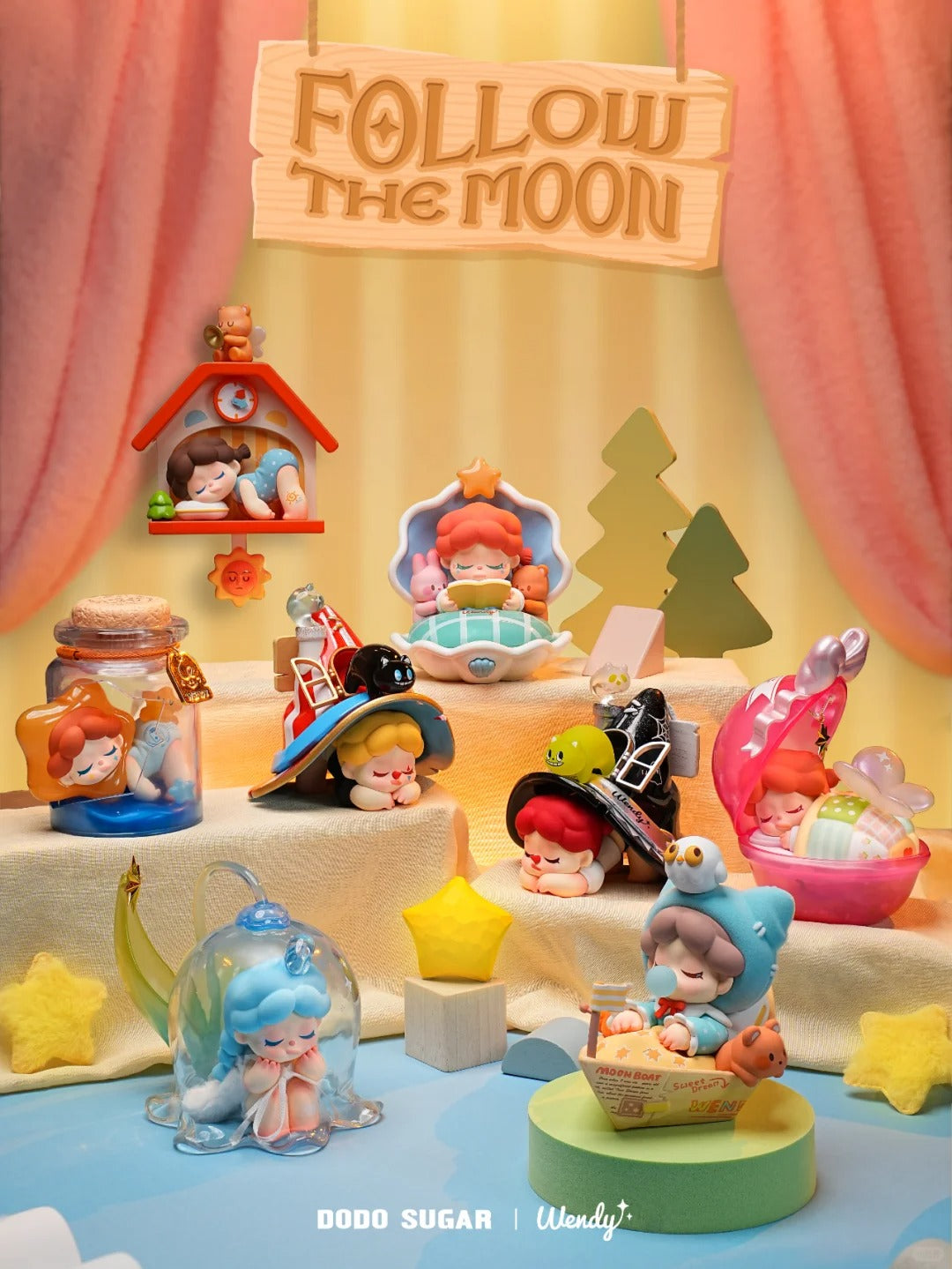 Wendy Follows The Moon Blind Box Series - Mô Hình Art Toys - DoDo Sugar - Hình ảnh sản phẩm