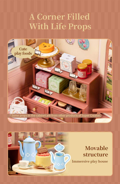 Rolife Mini Super Creator Shop Series - Bộ mô hình lắp ráp nhà búp bê tí hon DIY - Rolife