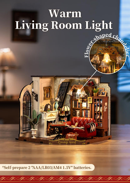 Catherine's Living Room DG175 - Mô hình nhà gỗ tí hon DIY - Rolife