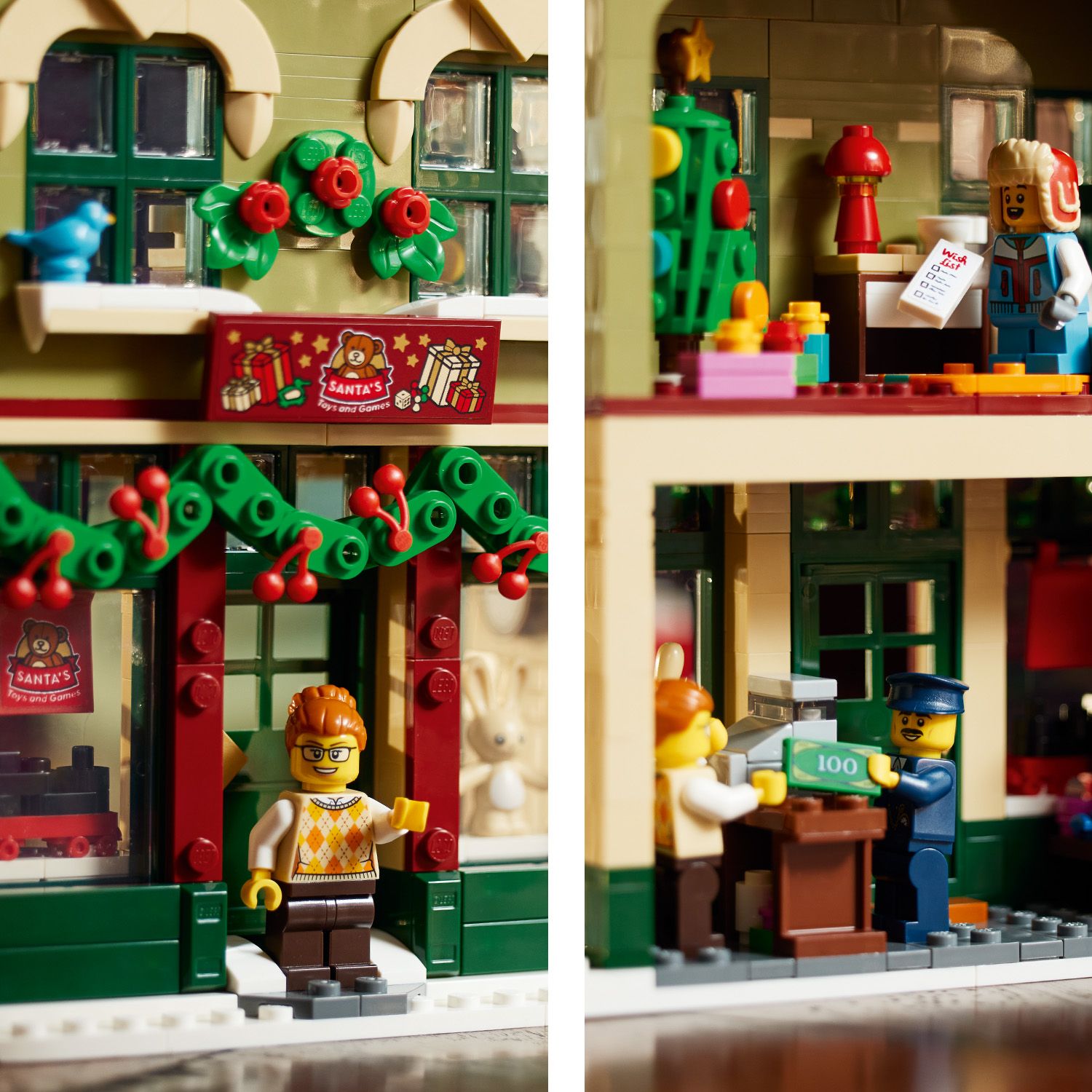 LEGO® ICONS™ Holiday Main Street - Bộ Lắp Ráp Làng Giáng Sinh - LEGO 10308 LEGO - ảnh 9 - Lego Construction Set
