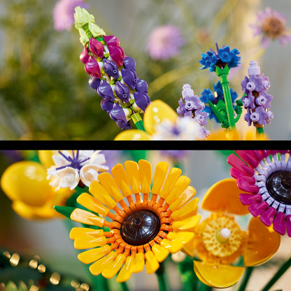 LEGO® ICONS™ Wildflower Bouquet - Bộ Lắp Ráp Hoa Dại Trang Trí - LEGO 10313