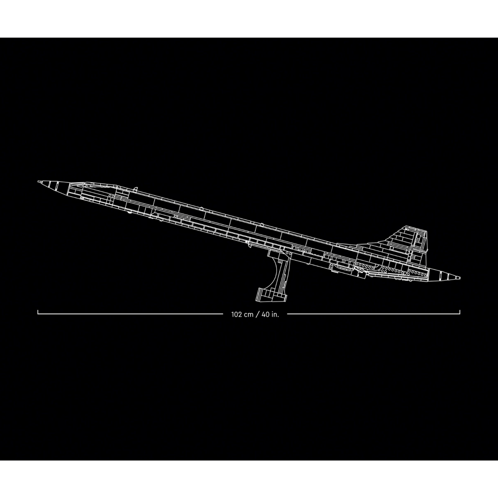 LEGO® ICONS™ Concorde - Mô Hình Máy Bay Siêu Thanh 10318 - LEGO LEGO - ảnh 7 - LEGO Icons