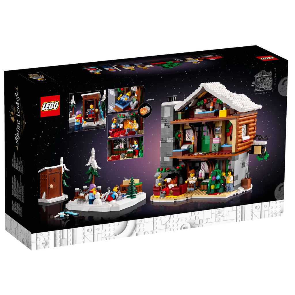 LEGO® ICONS™ Alpine Lodge - Bộ Lắp Ráp Nhà Nghỉ Núi Cao LEGO 10325