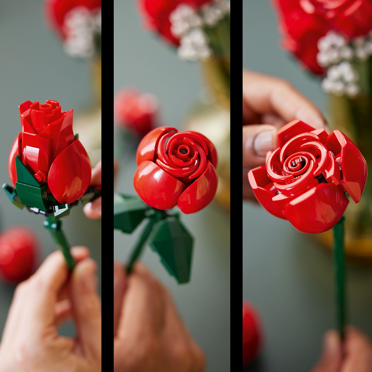 LEGO® ICONS™ Bouquet of Roses - Bó Hoa Hồng Trang Trí - LEGO 10328 LEGO - ảnh 3 - Lego