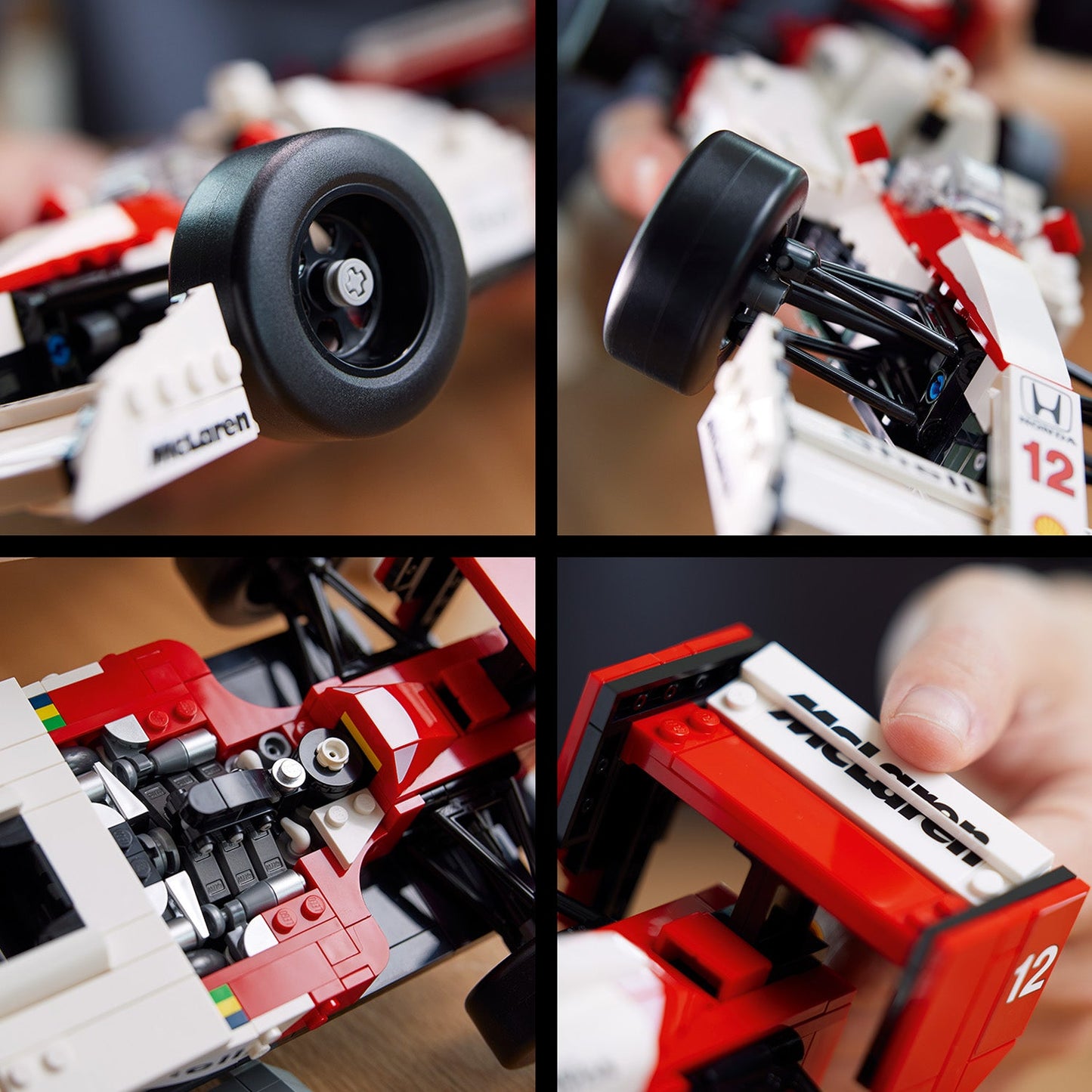 LEGO® ICONS™ McLaren MP4/4 & Ayrton Senna - Mô Hình Xe Đua F1 Huyền Thoại LEGO 10330 LEGO - ảnh 3 - Lego Icons