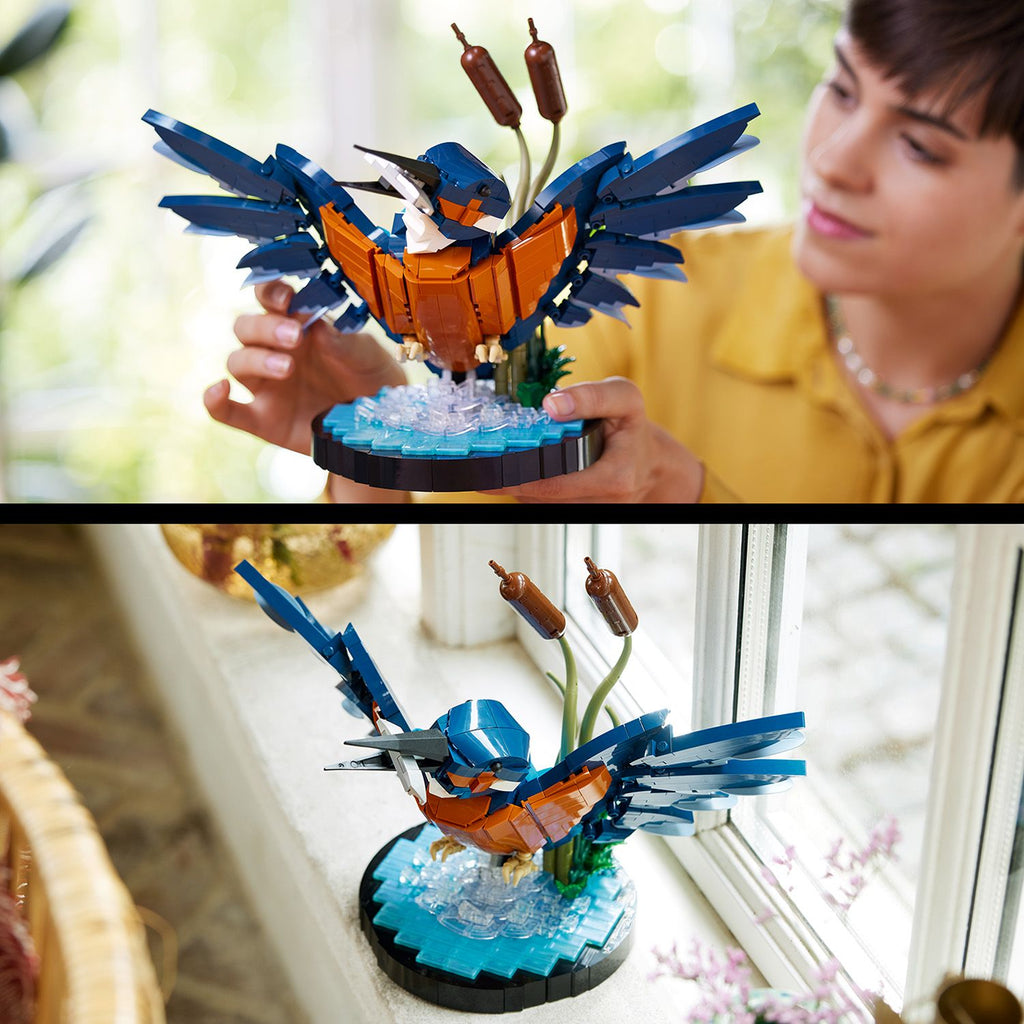 LEGO® ICONS™ Kingfisher Bird - Mô Hình Chim Bói Cá Trang Trí - LEGO 10331