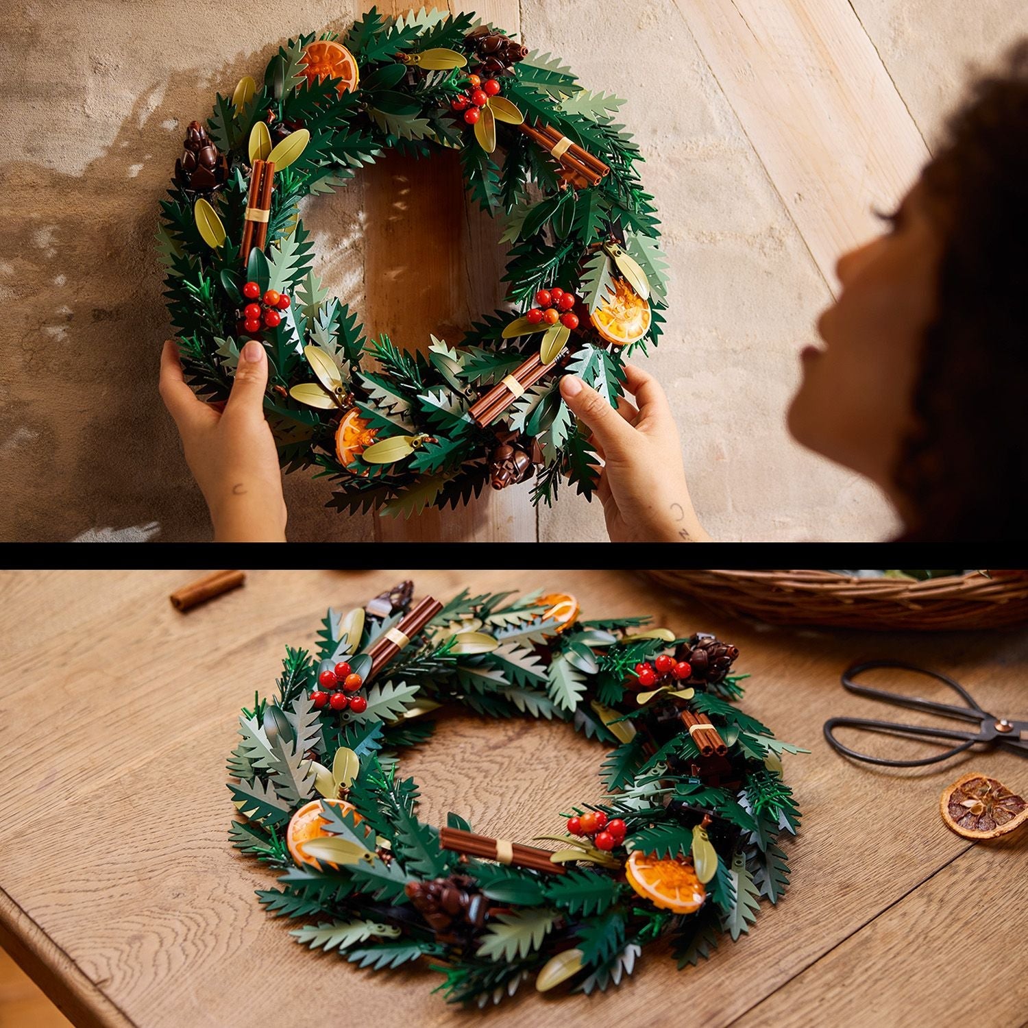 LEGO® ICONS™ Wreath - Bộ Lắp Ráp Vòng Hoa Trang Trí 10340 - LEGO Icons LEGO - ảnh 6 - LEGO Icons